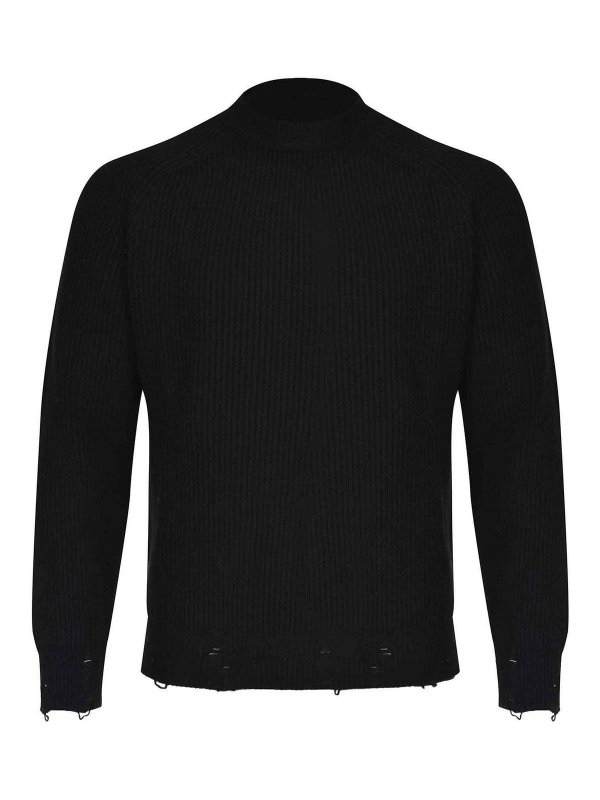 ATOMOFACTORY: Pull col rond - Pull Col Rond - Noir