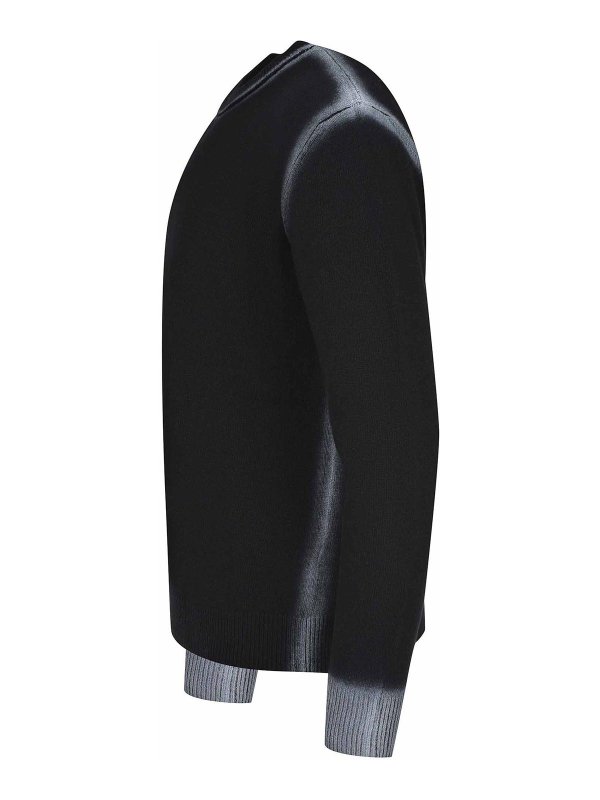 ATOMOFACTORY: Suéteres con cuello pico online - Suéter Cuello Redondo - Negro