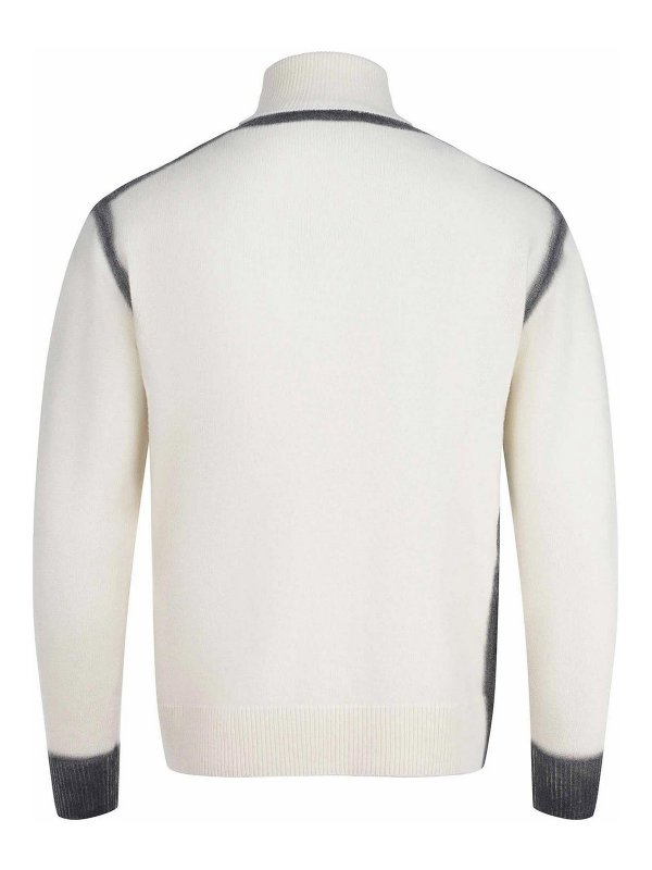 The Best Shops ATOMOFACTORY: Col roulé & Col polo - Pull Col Roulé - Crème