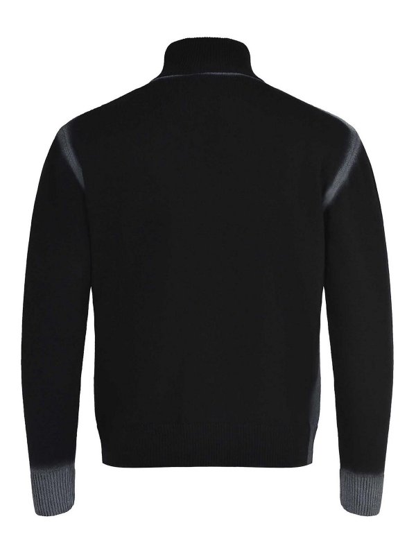 The Best Shops ATOMOFACTORY: Col roulé & Col polo - Pull Col Roulé - Noir