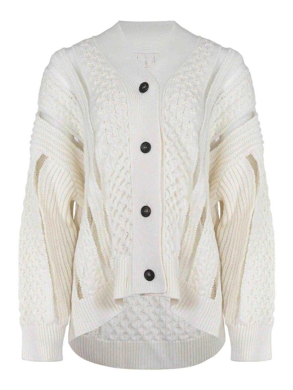 ATOMOFACTORY: Cardigans - Cardigan - Creme