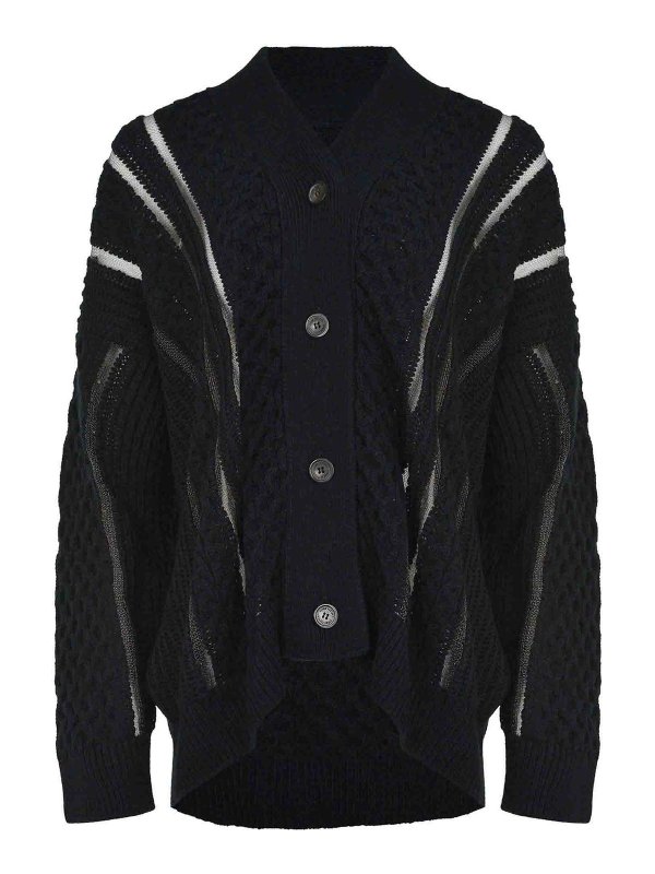 ATOMOFACTORY: Cárdigans - Cárdigan - Negro