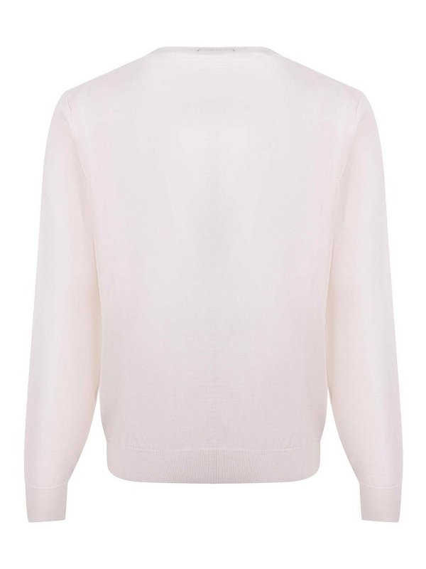 The Best Shops Hugo Boss: クルーネック - クルーネック - 白