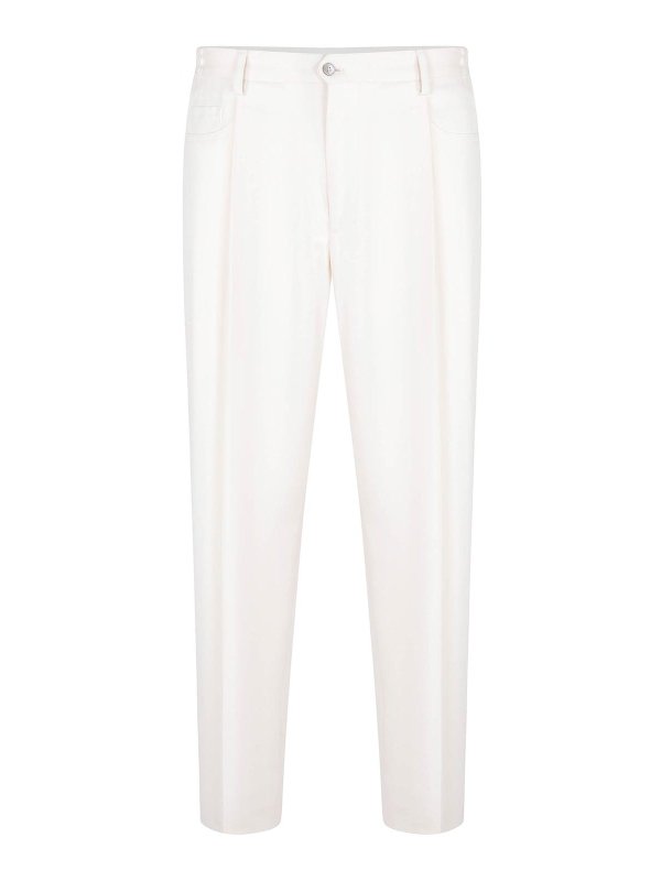 BRIGLIA 1949: ストレートジーンズ - ストレートジーンズ - クリーム