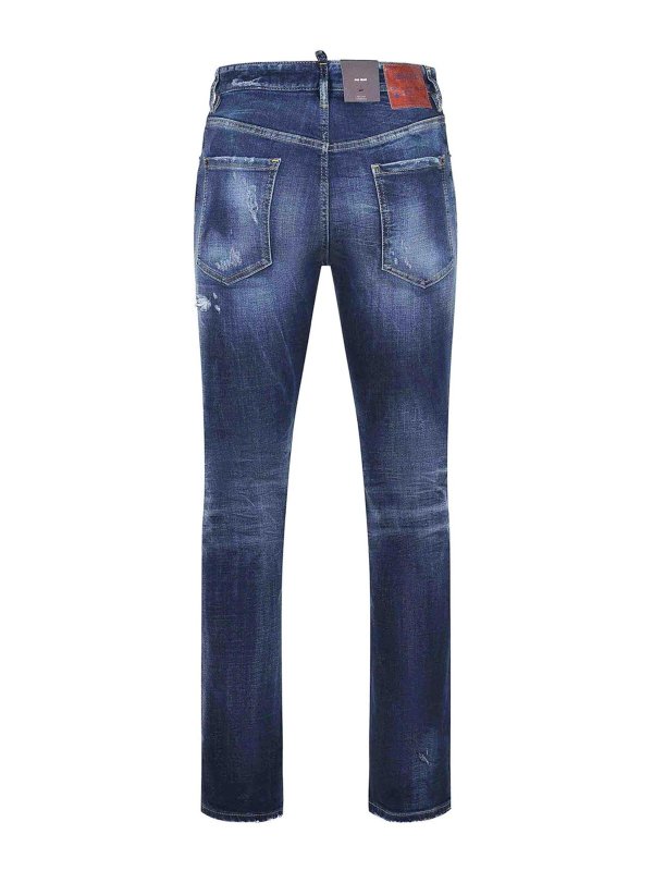 The Best Shops DSQUARED2: Jeans Rectos - Vaqueros Rectos - Azul