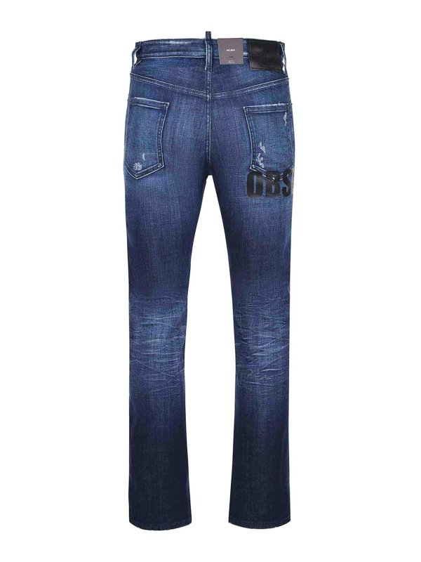 The Best Shops DSQUARED2: Jeans Rectos - Vaqueros Rectos - Azul