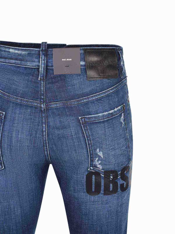 Vaqueros Rectos - Azul shop online: DSQUARED2