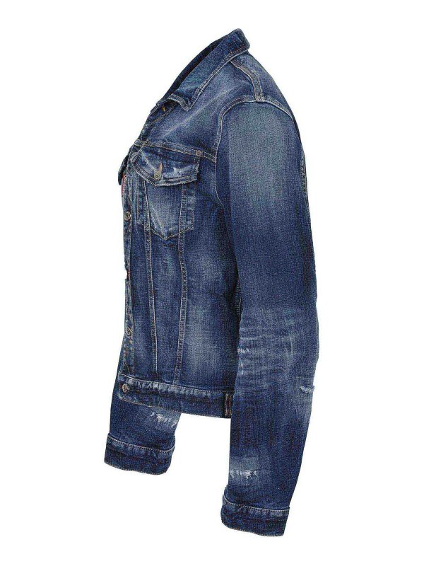 DSQUARED2: デニムジャケット online - デニムジャケット - ブルー