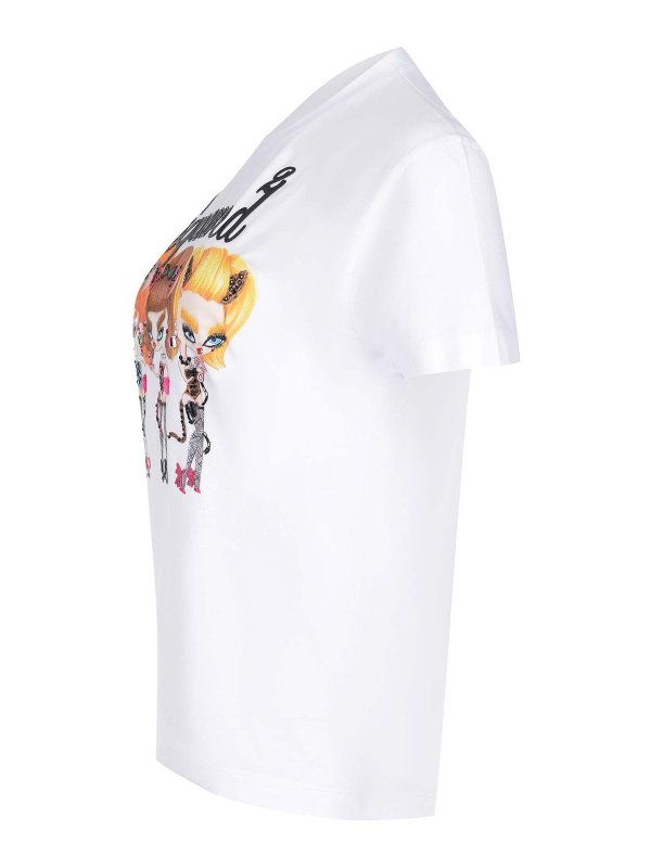 DSQUARED2: T-shirts online - T-Shirt - Weiß