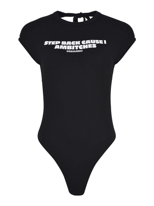 DSQUARED2: maglia collo rotondo - Body In Cotone