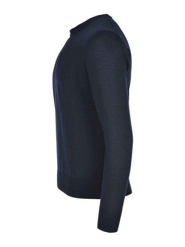 EMPORIO ARMANI: クルーネック online - クルーネック - ブルー