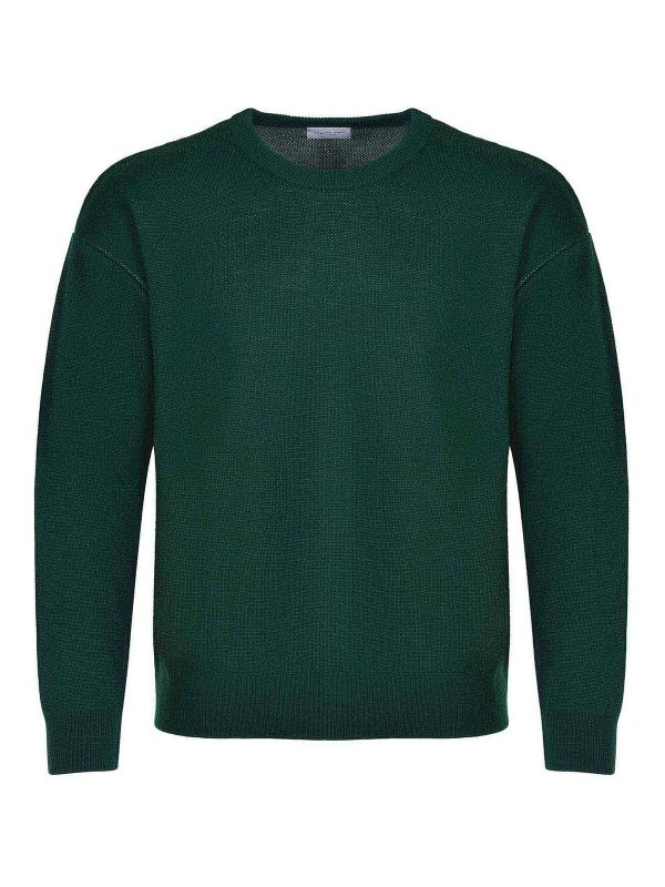 FAMILY FIRST: クルーネック - クルーネック - 緑