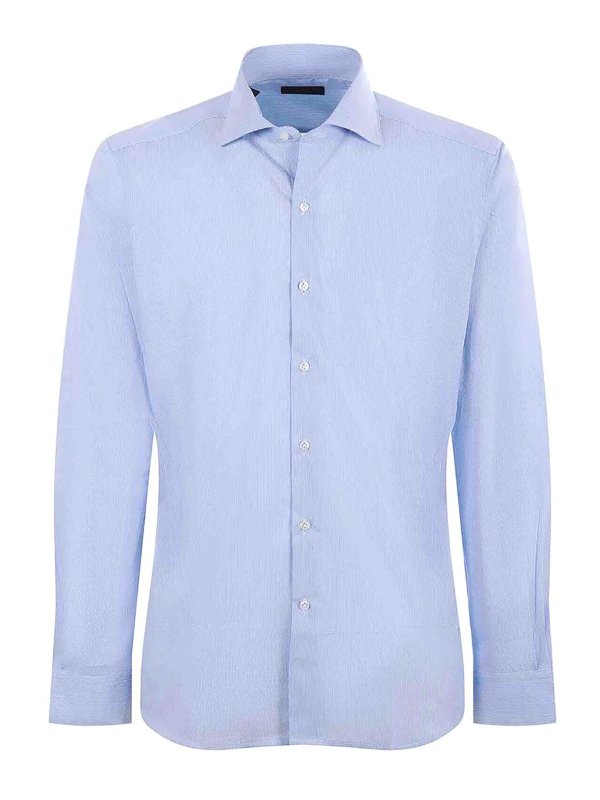 FAY: Hemden - Hemd - Hellblau