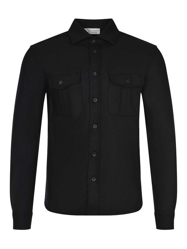 FILIPPO DE LAURENTIIS: シャツ - シャツ - 黒