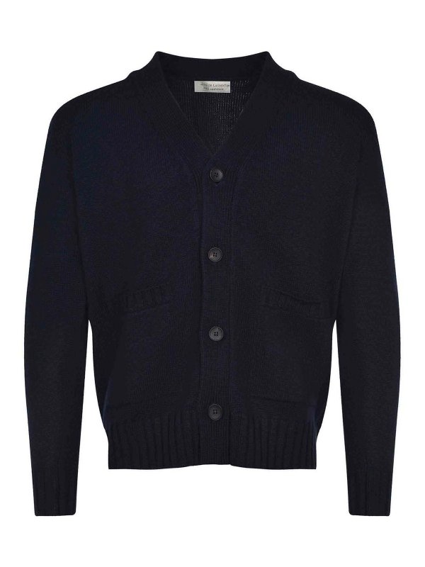 FILIPPO DE LAURENTIIS: カーディガン - カーディガン - ブルー