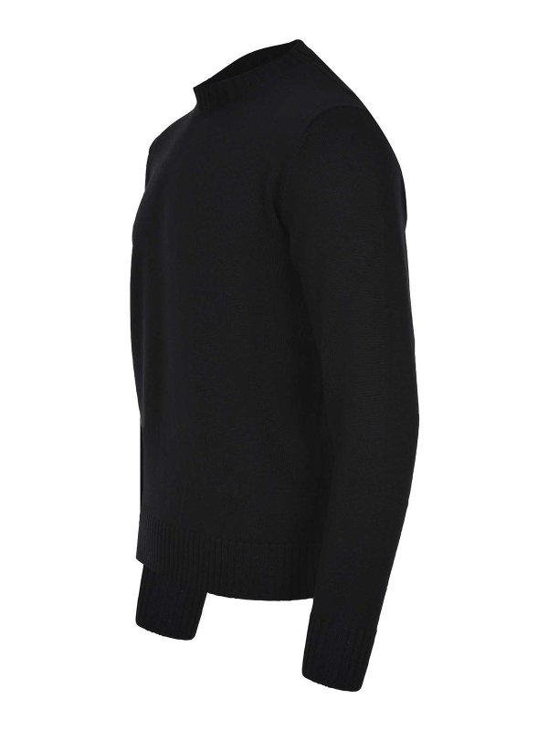 FILIPPO DE LAURENTIIS: クルーネック online - クルーネック - 黒