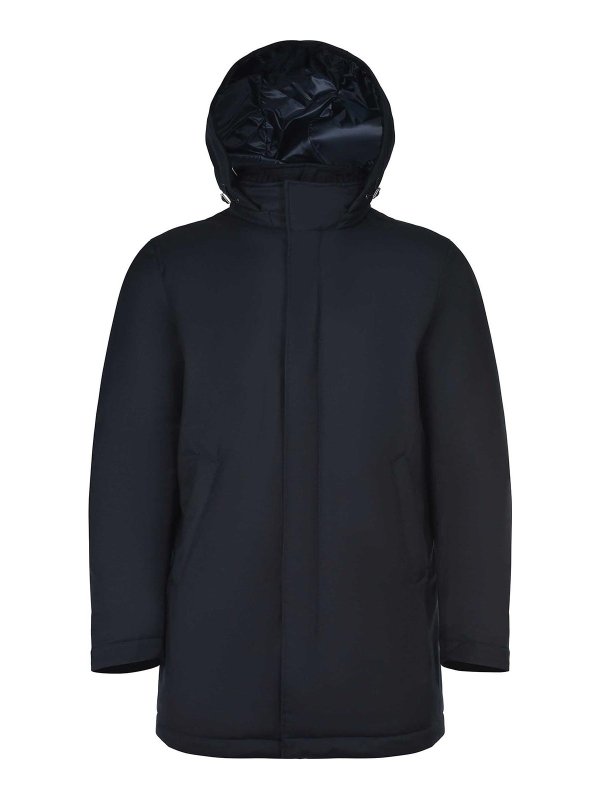 HERNO: padded jackets online - Down Jacket Made Of Technical Fabric