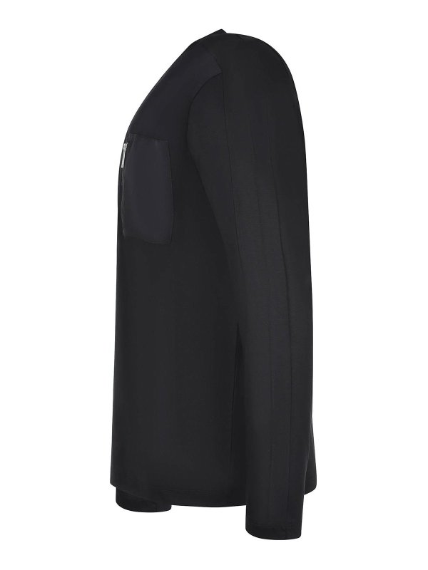 HERNO: Camisetas online - Camiseta - Negro