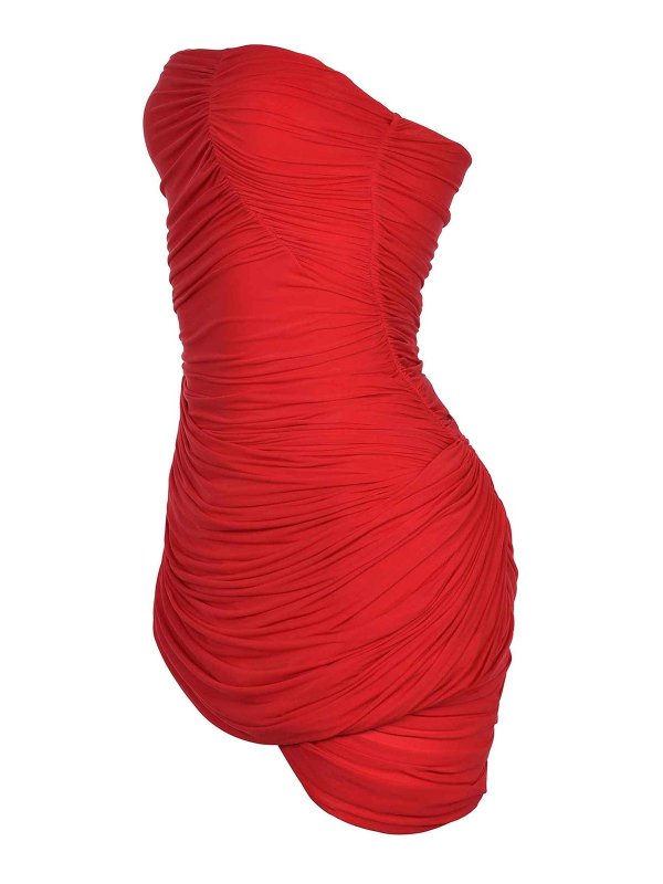 MAGDA BUTRYM: ニーレングスドレス online - 膝丈ドレス - 赤