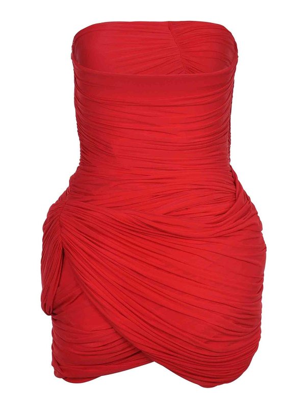 The Best Shops MAGDA BUTRYM: ニーレングスドレス - 膝丈ドレス - 赤