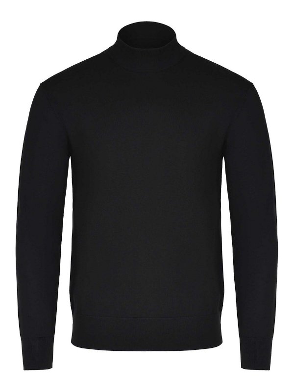 Paolo Pecora: クルーネック - クルーネック - 黒