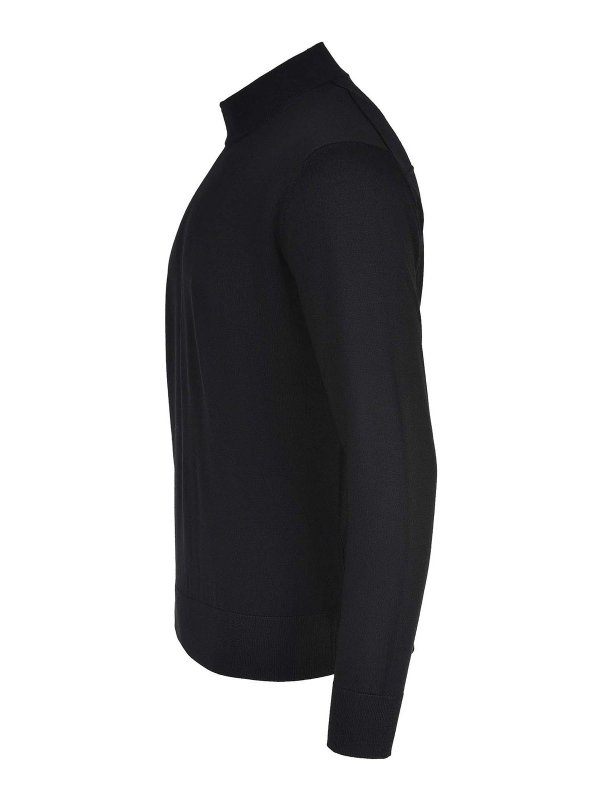 Paolo Pecora: クルーネック online - クルーネック - 黒