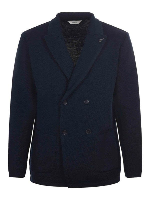 PAOLONI: Vestes de costume - Blazer - Bleu
