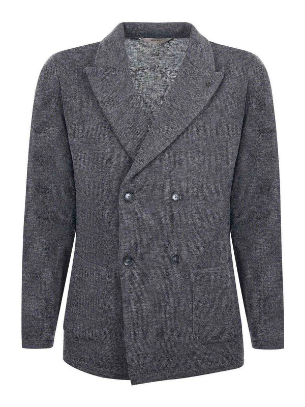 PAOLONI: Blazer - Blazer - Gris