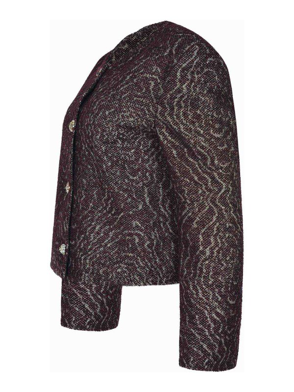 SOLOTRE: Strickpullover mit Rundhalsausschnitt online - Rundhalspullover - Rot