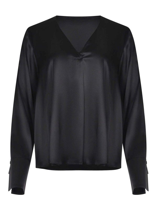 SOLOTRE: camicie - Camicia Realizzata In Misto Seta