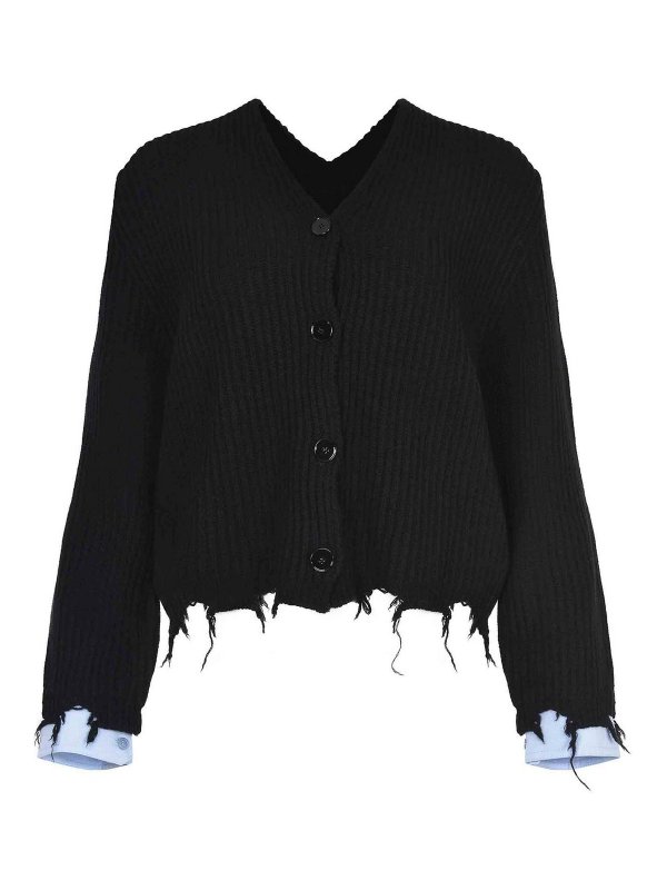 SOLOTRE: Pull col rond - Pull Col Rond - Noir