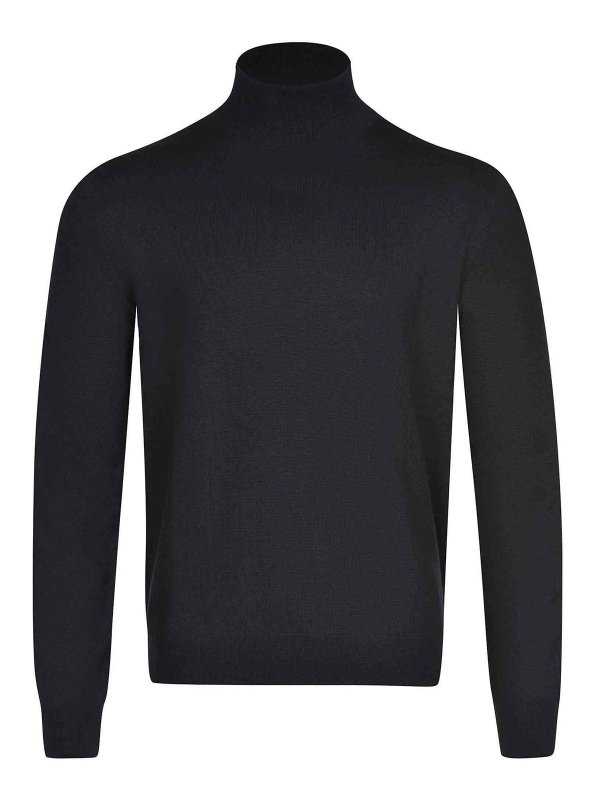 TAGLIATORE: Col roulé & Col polo - Pull Col Roulé - Noir