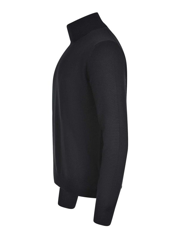 TAGLIATORE: Col roulé & Col polo online - Pull Col Roulé - Noir