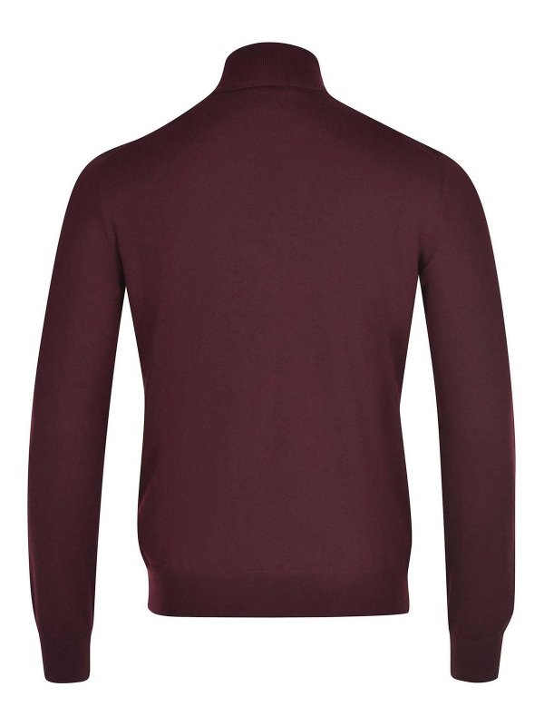 TAGLIATORE: Col roulé & Col polo - Pull Col Roulé - Rouge