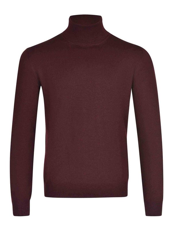 The Best Shops TAGLIATORE: Col roulé & Col polo - Pull Col Roulé - Rouge
