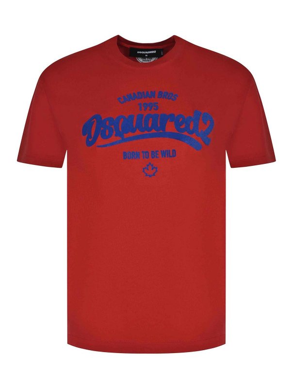 DSQUARED2: T-shirts - T-Shirt - Rot