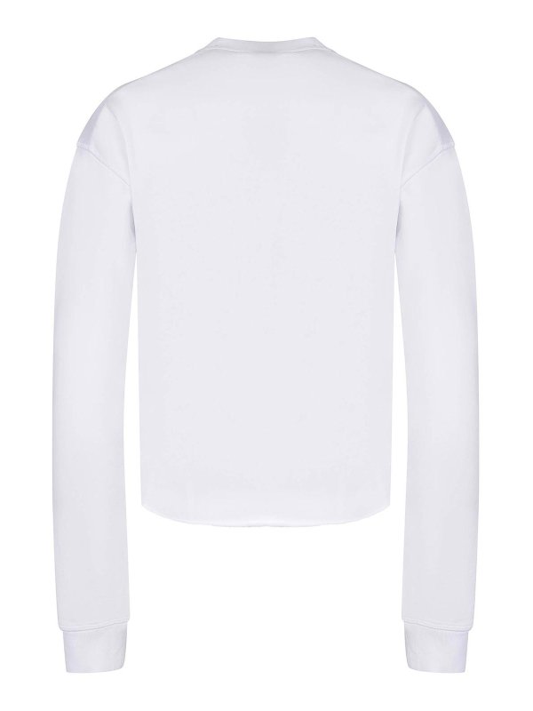 The Best Shops DSQUARED2: Sweatshirts & Pulls - Sweat-Shirts - Blanc