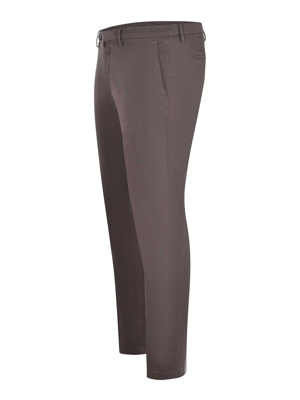 BRIGLIA 1949: トラウザー online - ベルト - ブラウン