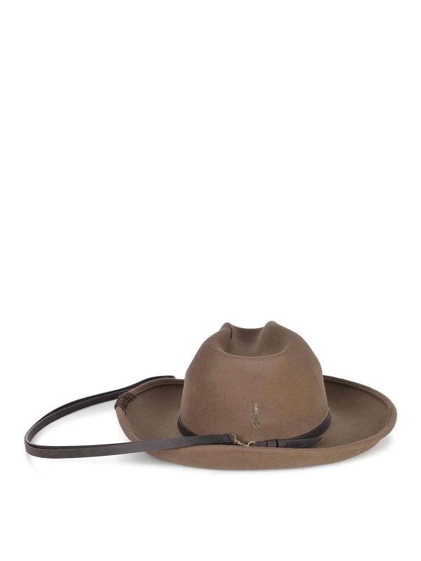 Catarzi 1910 Catarzi Hat Made Of Wool - Brown|DALLASCASTORO display picture 3