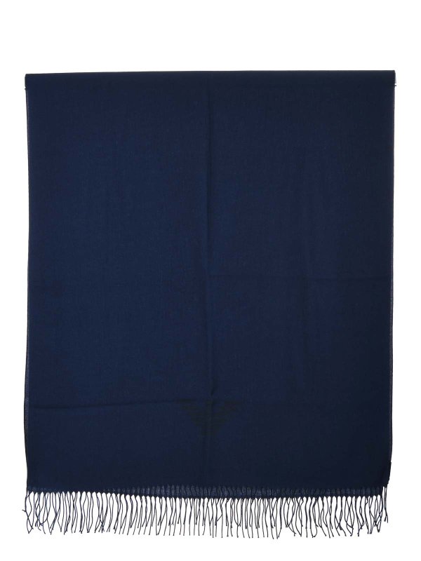 EMPORIO ARMANI: スカーフ online - スカーフ - ブルー