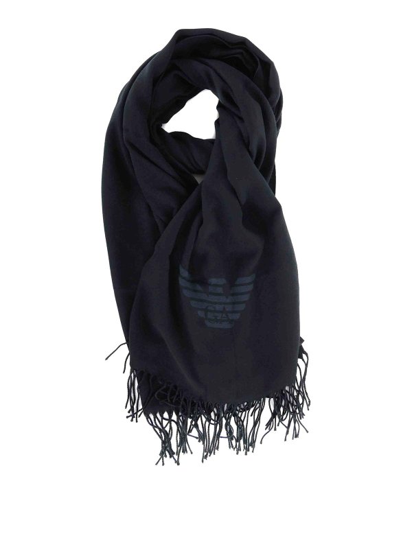 EMPORIO ARMANI: スカーフ - スカーフ - 黒