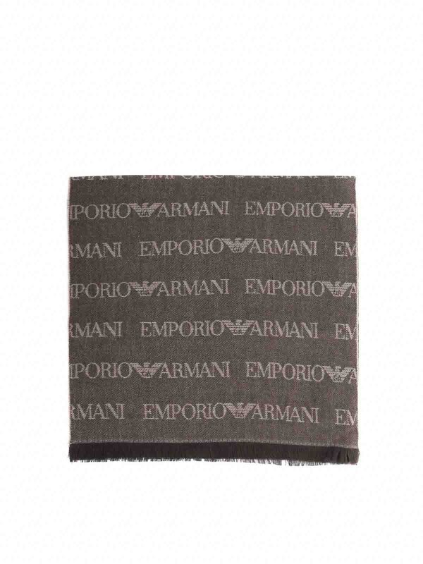 EMPORIO ARMANI: スカーフ online - スカーフ - ブラウン