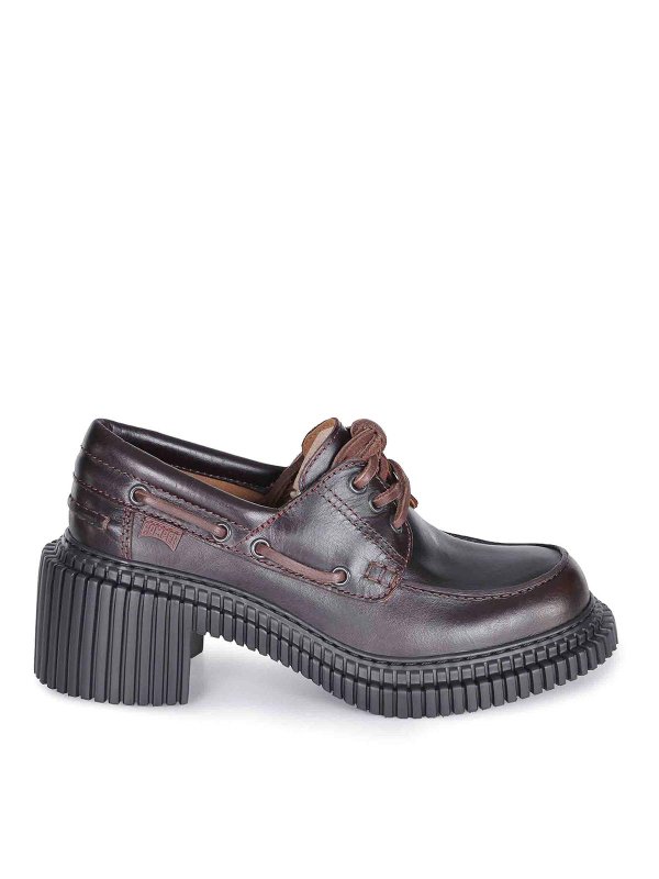 CAMPER: レースアップシューズ - 編み上げ靴 - 黒