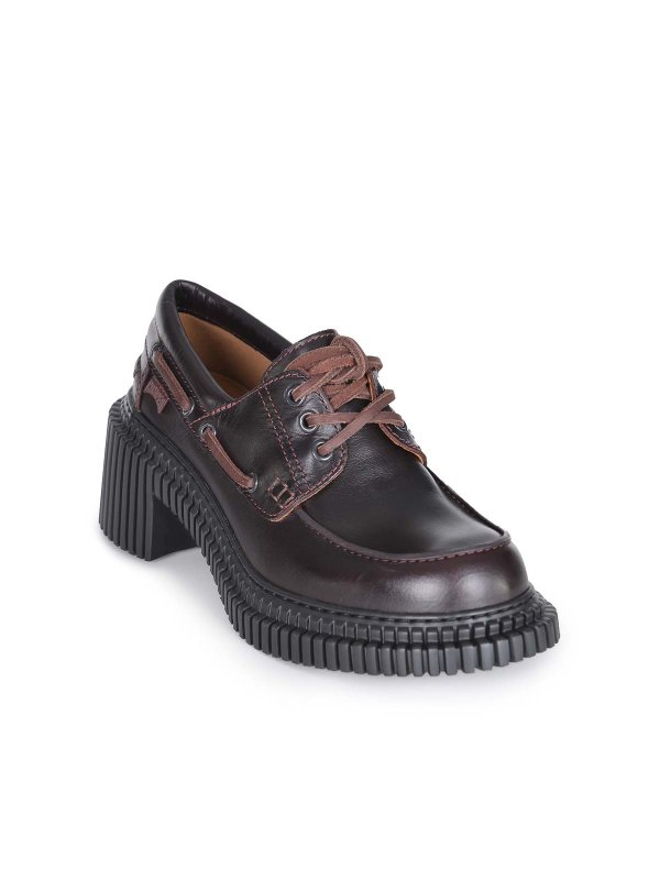 The Best Shops CAMPER: レースアップシューズ - 編み上げ靴 - 黒