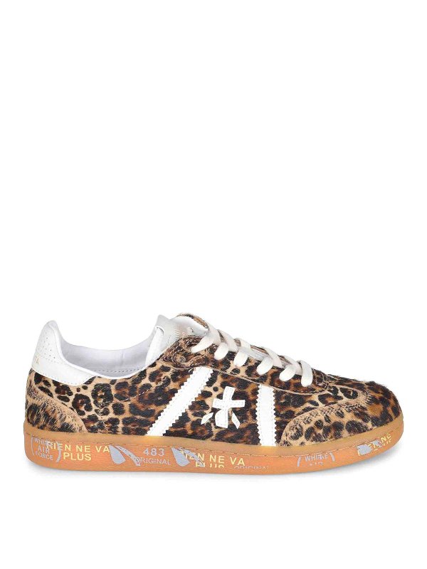 PREMIATA: Chaussures de sport - Baskets - Marron