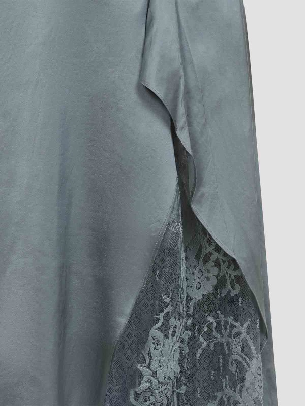 The Best Shops Acne Studios: Knielange Kleider - Knielanges Kleid - Grün
