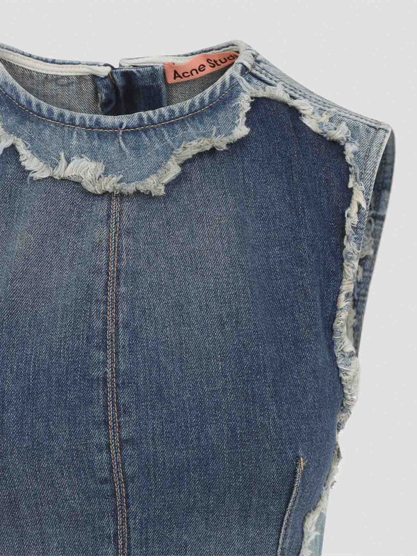The Best Shops Acne Studios: ショートドレス - ショートドレス - ダークウォッシュ