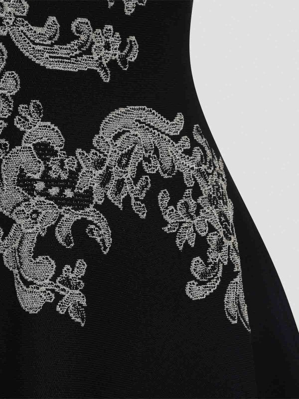 ショートドレス - 黒 shop online: ALEXANDER MCQUEEN