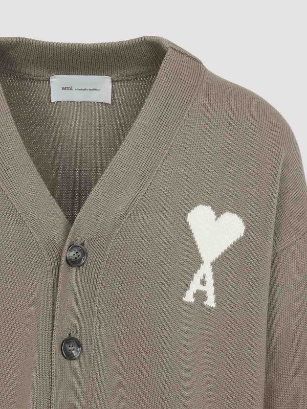 The Best Shops AMI PARIS: cardigans - Wool Cardigan