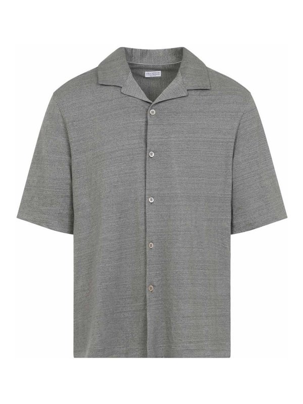 BRUNELLO CUCINELLI: Hemden - Hemd - Hellbraun